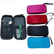 Case Capa Porta Estojo Rígido Estetoscópio Médico Enfermeiro Case Capa Porta Estojo Rígido Estetoscópio Médico Enfermeiro