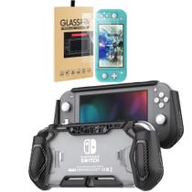 Case Capa Tpu Para Nintendo Switch Lite + Película De Vidro Case Capa Tpu Para Nintendo Switch Lite + Película De Vidro