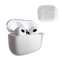 Case Capinha Capa de Silicone Transparente compatível com AirPods 3