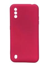 Case Capinha Capa Galaxy Samsung A01 Silicone Aveludada Protetor de Câmera