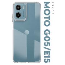 Case Capinha Case Anti Impacto Space Acrílico Transparente Protetora para Motorola Moto G05 E15 Xt25