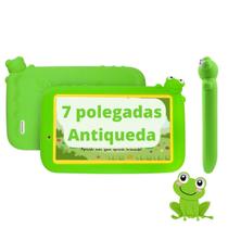 Case Capinha Emborrachada Capa Sapinho infantil p/ Tablet 7 polegadas DL Twist Tab How