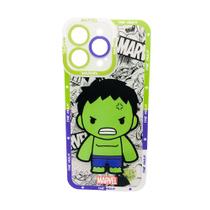 Case Capinha Incrivel Hulk Marvel Celular iPhone 16 Pro
