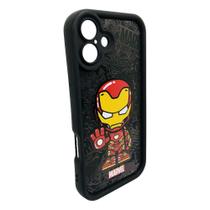 Case Capinha Protetora Iron Man Marvel iPhone 16 Plus