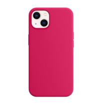 Case Capinha Silicone Aveludada Compatível iPhone 13 Normal