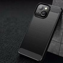 Case Carbon Fiber para iP. 14 Plus - Capa Antichoque Preta - IWILL