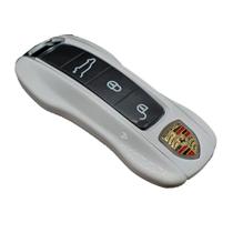 Case Chave Porsche L+S Branco Cayenne Panamera 911 Boxster