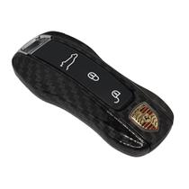 Case Chave Porsche L+S Efeito Fibra De Carbono Case Chave Porsche L+S Efeito Fibra De Carbono