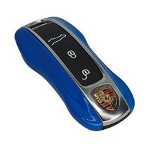 Case Chave Porsche Lat Azul Claro Panamera 911 Macan Taycan Case Chave Porsche Lat Azul Claro Panamera 911 Macan Taycan