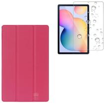 Case Com Slot Para Caneta Para Galaxy Tab S6 Lite + Vidro 9h