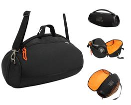 Case Compatível Boombox 2 e 3 Com Bolso E Alça Aveludado Macio Resistente Suporta 13 kilos