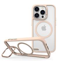 Case Compatível Com iPhone 15 Pro Kicklt Borda Rosê Prodigee