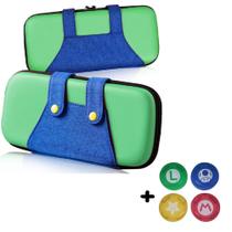 Case Compatível Com Nintendo Switch Bolsa Estojo Com 4 Grips Case Compatível Com Nintendo Switch Bolsa Estojo Com 4 Grips