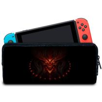 Case Compatível Nintendo Switch Bolsa Estojo - Diablo Iii