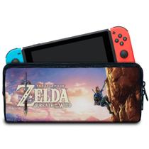 Case Compatível Nintendo Switch Bolsa Estojo - Zelda Breath Of The Wild