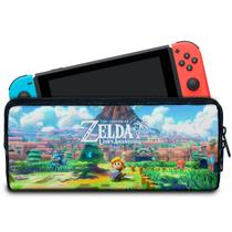 Case Compatível Nintendo Switch Bolsa Estojo - Zelda Link's Awakening - Pop Arte Skins