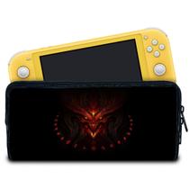 Case Compatível Nintendo Switch Lite Bolsa Estojo - Diablo Iii - Pop Arte Skins