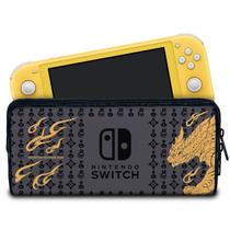 Case Compatível Nintendo Switch Lite Bolsa Estojo - Monster Hunter Rise - Pop Arte Skins