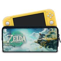 Case Compatível Nintendo Switch Lite Bolsa Estojo - Zelda Tears of the Kingdom - Pop Arte Skins