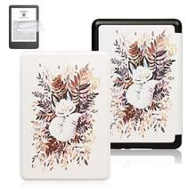 Case Couro Estampada Para Kindle 11 C2V2L3 + Pel. Plástico