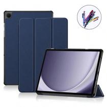 Case Couro Magnético + Caneta Para Tablet Samsung A9 X115