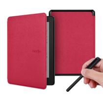 Case Couro Premium Para Kindle 12 Básico 6.0 + Caneta Touch