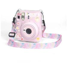 Case Crystal Para Instax Mini 12 Personalizável - Rosa
