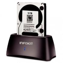 Case De Hd Infokit Dock Station Sata 3.5" E 2.5" Usb 3.0 5Gpbs Case-Z320