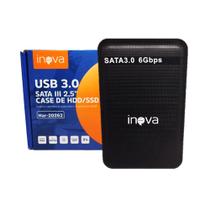 Case de HD/SSD Usb 3.0 Sata3 - 2,5" Polegadas - Inova Har-20262