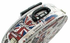 Case de Pratos KGB Male Series Bandas Britânicas com Rodinhas para Pratos até 22