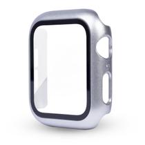 Case de Proteção Silver Integrado com Película para Apple Watch 44mm - Andriani Store