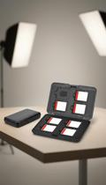 Case Estojo Alumínio P/ 16 Cartões SD e Micro SD
