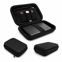 Case Estojo Para HD Externo SSD Capa Protetora EVA Porta Cabos E Pendrive
