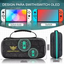 Case Estojo para Switch, OLED, V1, V2, Proteção Reforçada Impermeável