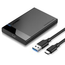 Case Externa Portátil Ugreen Us221 Usb Tipo C para Ssd e Hdd 2.5 polegadas