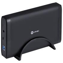 Case Externo para HD 3.5 USB 3.0 Tipo B com Chave I/O Preto - CH35-30O - Vinik