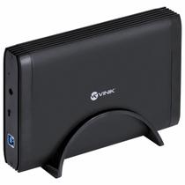 Case Externo Para Hd 3.5" Usb 3.0 Tipo B Com Chave I/o Preto - Ch35-30o