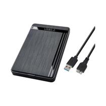 Case Externo Para HDD SATA De 2.5 Polegadas Para USB 3.0 Com Cabo Em Plástico ABS