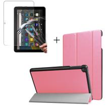 Case Flip Magnetica On/Off + Pelicula Para Amazon Fire Hd10