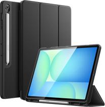 Case Fólio Premium Compatível com Samsung Galaxy Tab S10 FE Plus 13.1 Traseira Fosca Translúcida Case Fólio Premium Compatível com Samsung Galaxy Tab S10 FE Plus 13.1 Traseira Fosca Translúcida