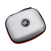 Case Fone Ouvido KZ Prata ou Preto Estojo Protetor EVA Porta Fones In Ear ZSN PRO ZST EDX PRO AK AS
