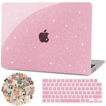 Case G JGOO compatível com MacBook Air M4 de 13,6 polegadas rosa