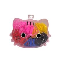 Case Gatinho com Elásticos Coloridos para Cabelos Infantil Case Gatinho com Elásticos Coloridos para Cabelos Infantil