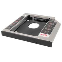 Case Gaveta Caddy F3 para SSD/HD 2,5" SATA, Compativel C/ Notebooks e UltraBooks 9,5mm, Suporte a 2TB - F-CY02