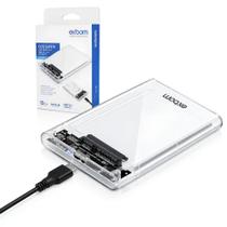 Case Gaveta HD SSD 2.5 USB 3.1 Tipo-C SATA III 10 Gbps 6 TB Transparente CGHD-40 Case Gaveta HD SSD 2.5 USB 3.1 Tipo-C SATA III 10 Gbps 6 TB Transparente CGHD-40