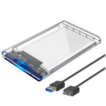 Case HD 2.5" e SATA SSD USB 3.0 Transparente - Infokit
