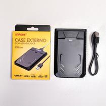 Case Hd Externo Ssd Sata Led Até 3tb Usb 3.0
