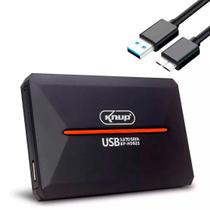 Case HD Externo USB 3.0 Sata 2.5 Polegadas KNUP - KP-HD825 Case HD Externo USB 3.0 Sata 2.5 Polegadas KNUP - KP-HD825