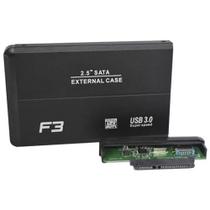 Case Hd Sata 2,5" Usb 3.0, F3 CSU3 até 4TB