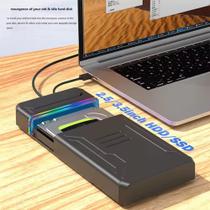 Case HD SSD Externo 2.5 e 3.5 Polegadas USB 3.1 Tipo C Knup KP-HD844 Case HD SSD Externo 2.5 e 3.5 Polegadas USB 3.1 Tipo C Knup KP-HD844